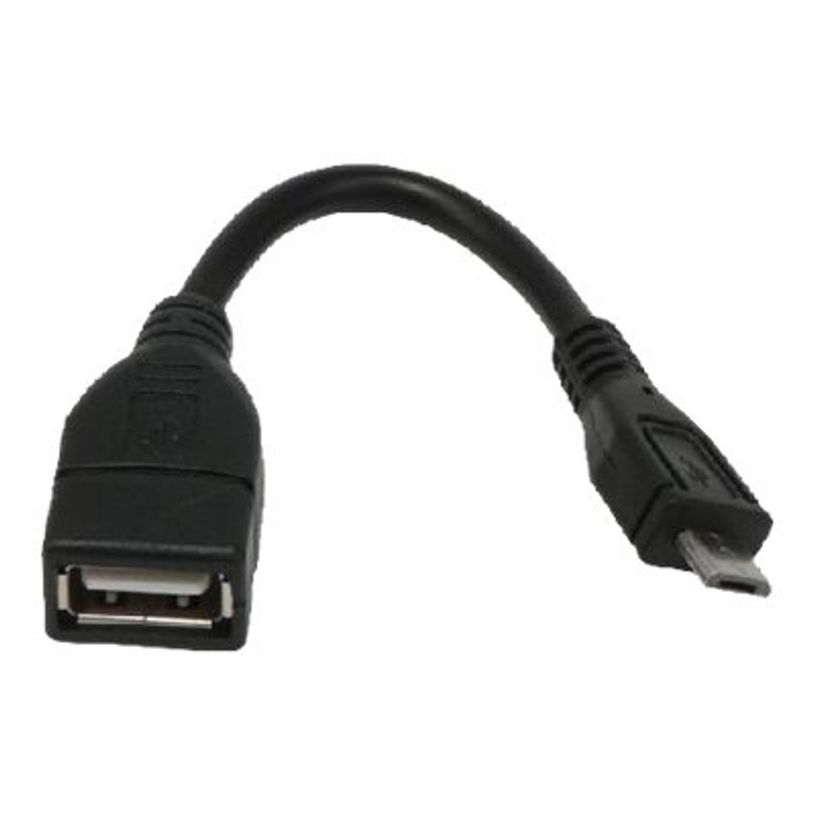 Câble Adaptateur USB OTG Micro USB B Vers USB A Femelle - Pour Samsung Galaxy S2 S3 S4, Nexus, Connexion Périphériques