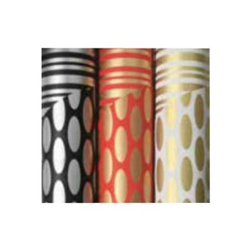 3329682018453-Clairefontaine - Papier cadeau recto/verso - 70 cm x 2 m - 80 g/m² - différents motifs ov-P_79414975_1-0