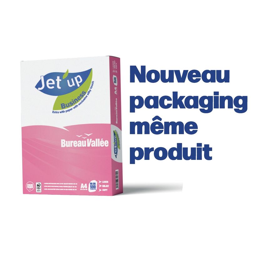 3141728720706-Bureau Vallée - Papier blanc - A4 (210 x 297 mm) - 80 g/m² - 2500 feuilles (carton de 5 ramettes)--4