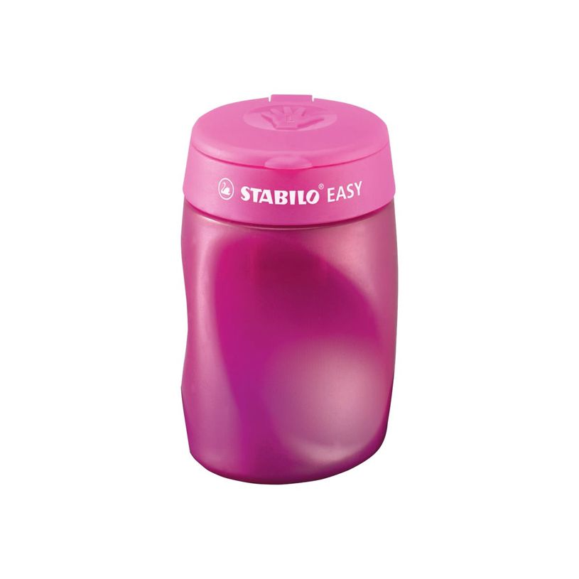 4006381415842-STABILO EASY - Taille-crayon - 3 trous - pour gaucher - rose-P_79415045_1-0