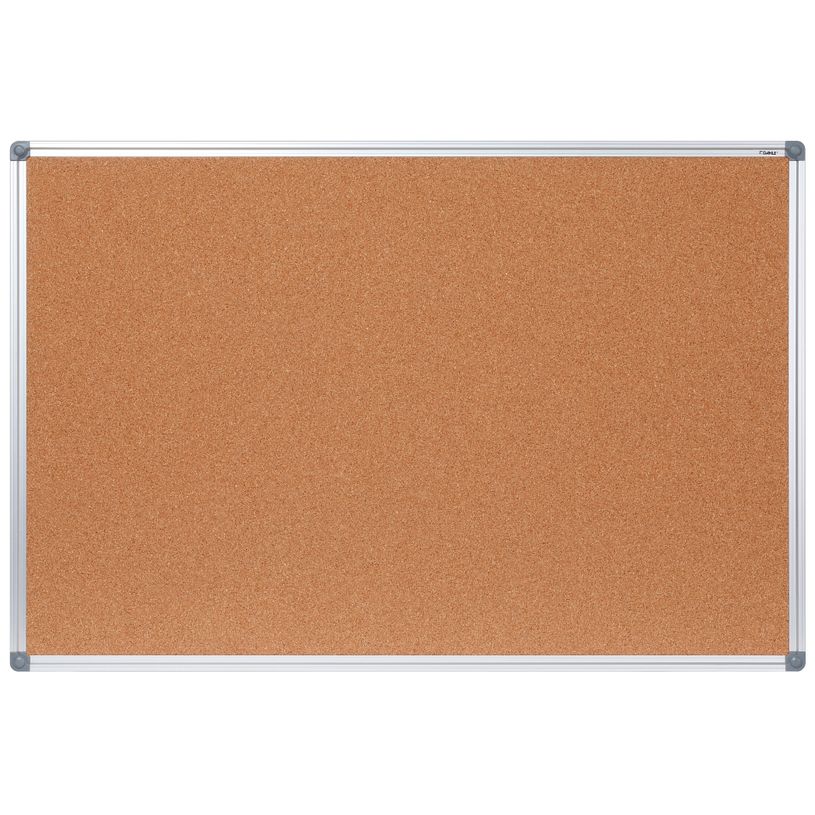 4007885258430-DAHLE - Tableau d'affichage en liège naturel 90 x 120 cm - cadre aluminium-P_79415076_1-0