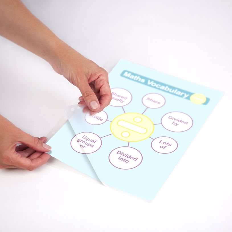 0043859521821-Fellowes - 100 pochettes de plastification A4 (216 x 303 mm) - 80 microns - brillantes pré-perforées--1