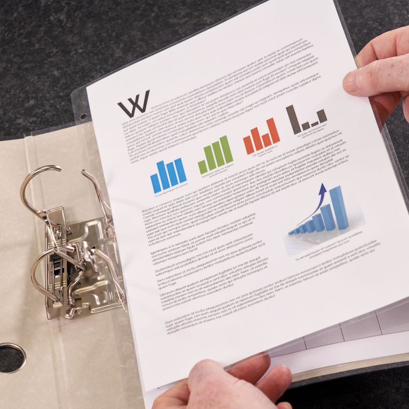 0043859521821-Fellowes - 100 pochettes de plastification A4 (216 x 303 mm) - 80 microns - brillantes pré-perforées--3