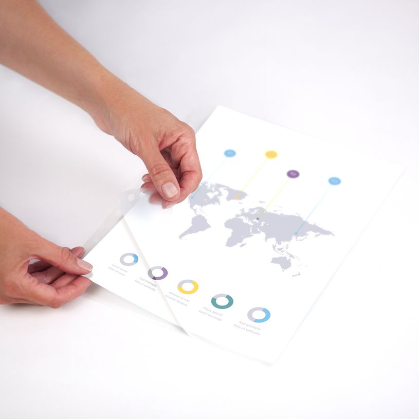 0043859521821-Fellowes - 100 pochettes de plastification A4 (216 x 303 mm) - 80 microns - brillantes pré-perforées--5