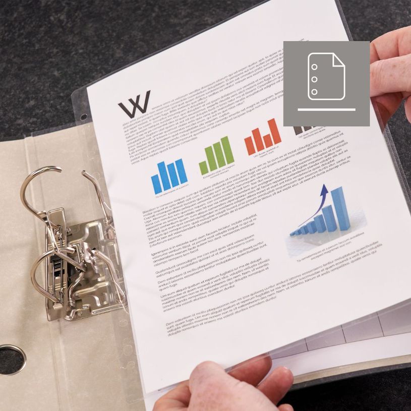 0043859521821-Fellowes - 100 pochettes de plastification A4 (216 x 303 mm) - 80 microns - brillantes pré-perforées--2