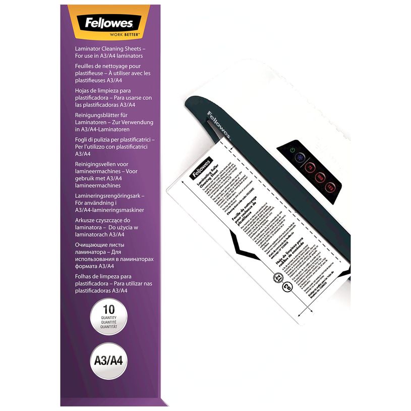 0043859522163-Fellowes - 10 feuilles de nettoyage pour plastifieuse A4-P_79415144_1-0