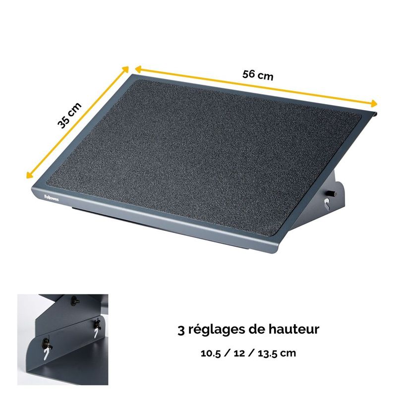 0043859627769-Fellowes Professional Series - Repose-pieds inclinable en hauteur - structure métallique --P_79415147_2-1