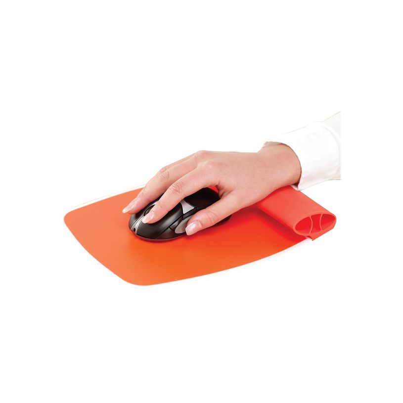 0043859668045-Fellowes - Tapis de souris en silicone avec repose-poignet - orange-P_79415151_1-2