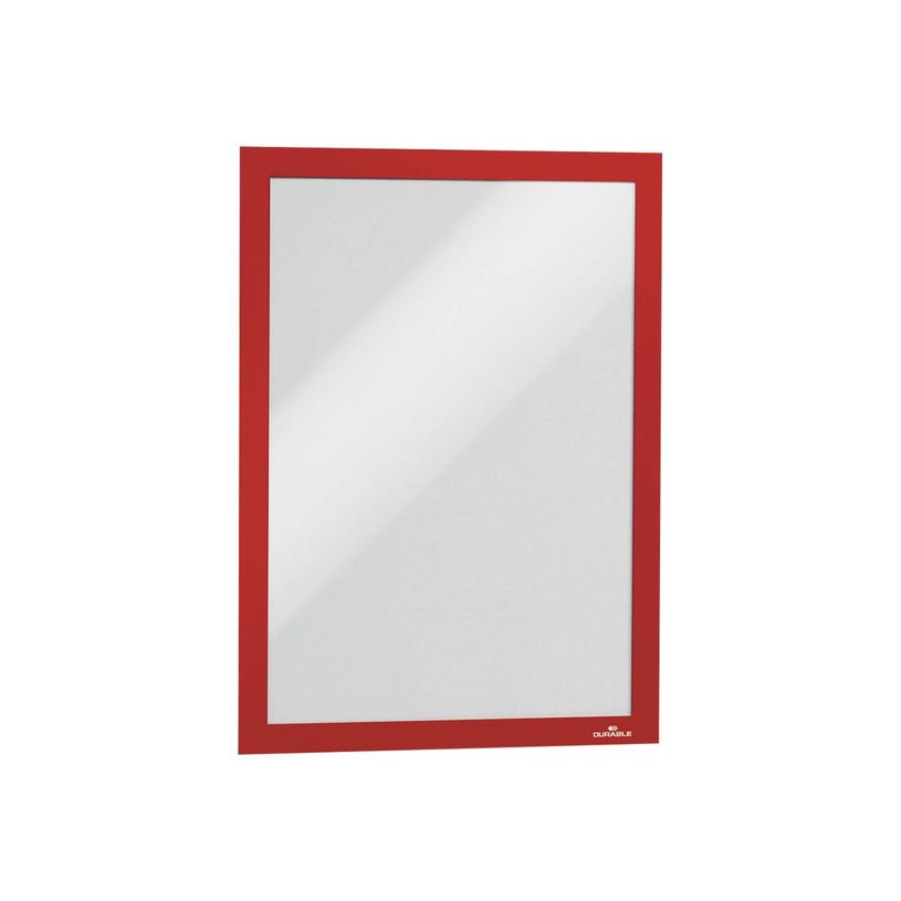 4005546405186-Durable Duraframe - 2 Cadres d'affichage adhésif - A4 - rouge-P_79415373_1-0