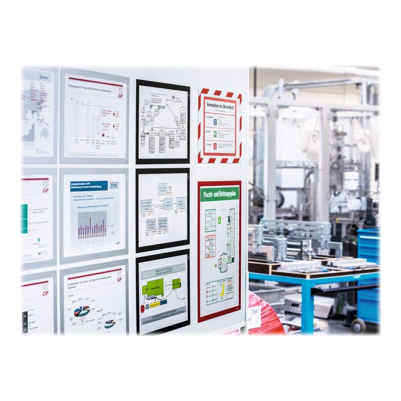 4005546405667-Durable Duraframe Magnetic - 5 Cadres d'affichage magnétiques - A4 - noir - pour surfaces -P_79415375_8-7