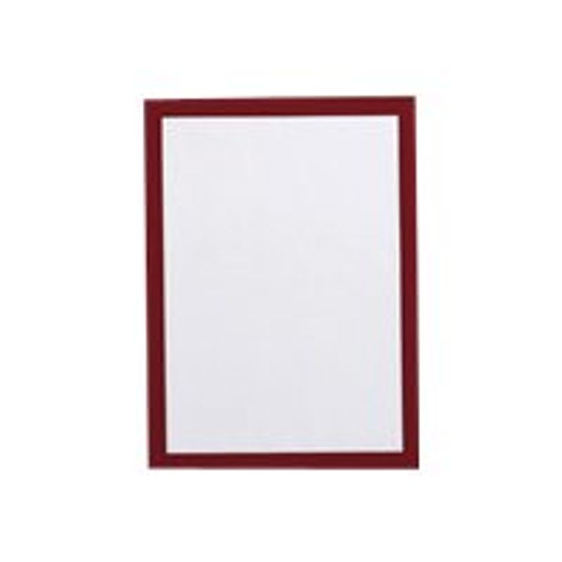 4005546405674-Durable Duraframe Magnetic - 5 Cadres d'affichage magnétiques - A4 - rouge - pour surfaces-P_79415376_7-8