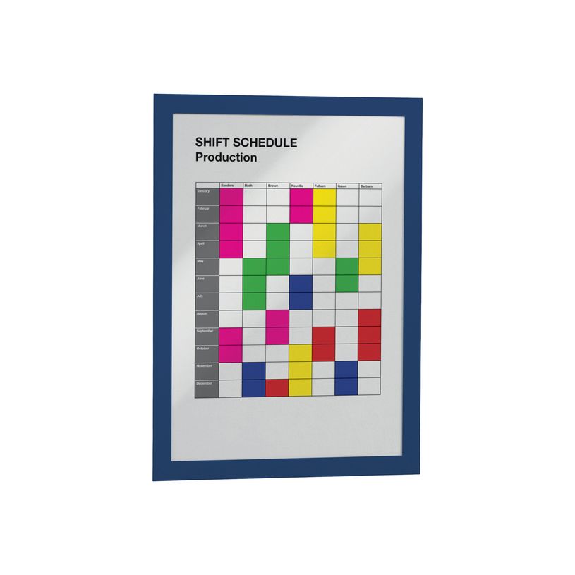 4005546405681-Durable Duraframe Magnetic - 5 Cadres d'affichage magnétiques - A4 - bleu - pour surfaces -P_79415377_1-0