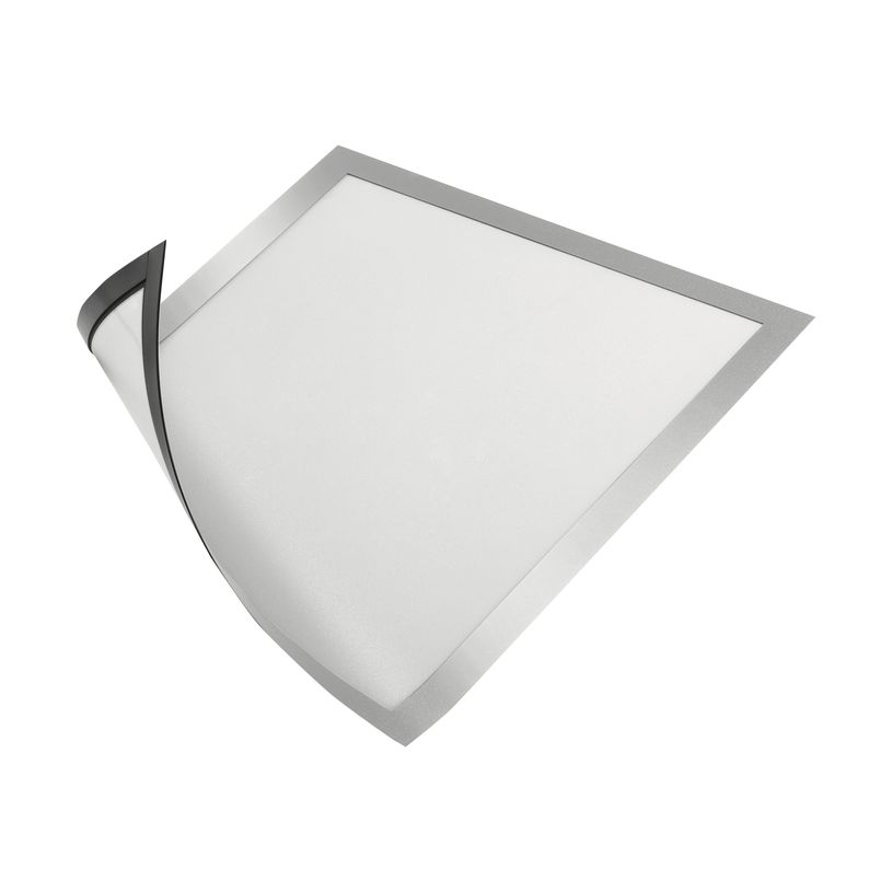 4005546405704-Durable Duraframe Magnetic - 5 Cadres d'affichage magnétiques - A4 - argent - pour surfa-P_79415378_15-13