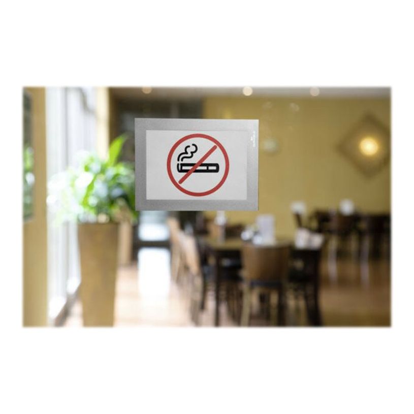 4005546405933-Durable Duraframe - Cadre d'affichage adhésif - A6 - argent-P_79415380_4-3