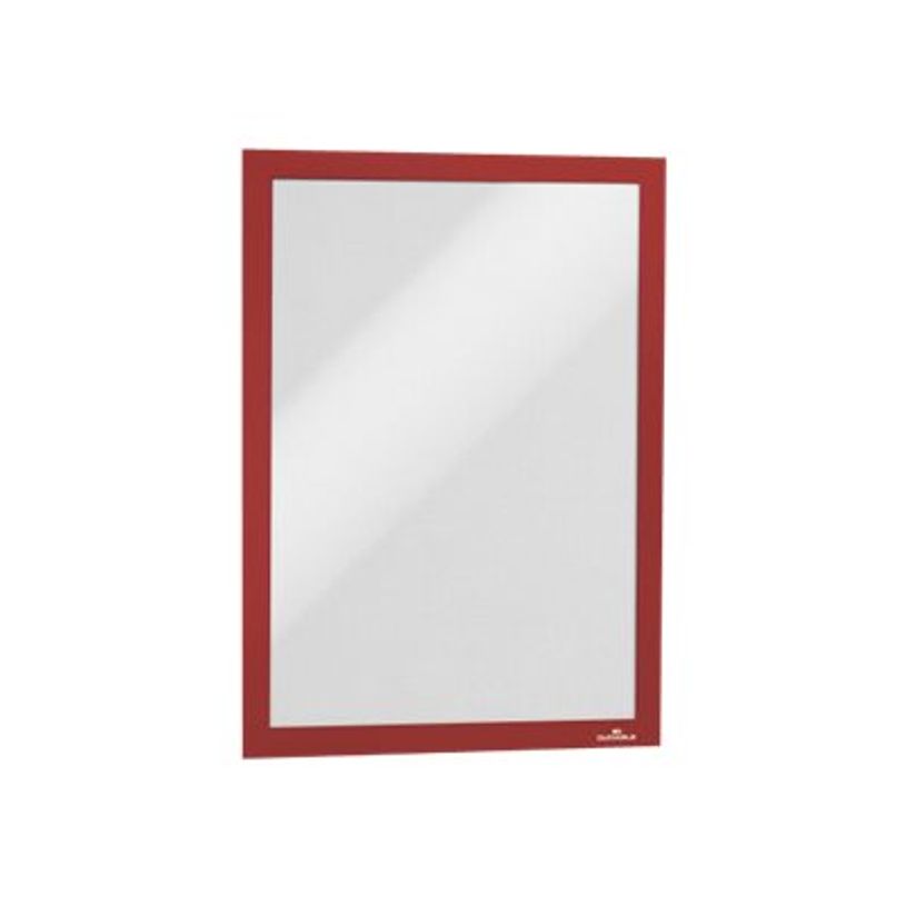 4005546406015-Durable Duraframe - Cadre d'affichage adhésif - A4 - rouge-P_79415381_1-0