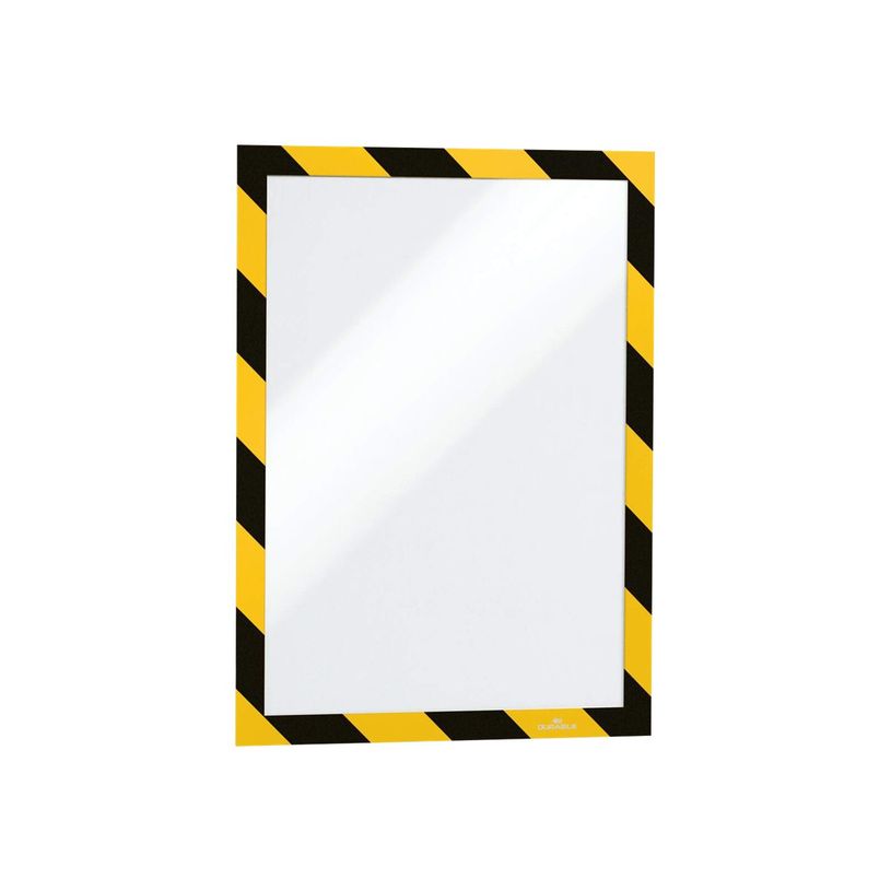 4005546406572-Durable Duraframe Magnetic Security - Cadre d'affichage magnétique bicolore - A4 - jaune/n-P_79415383_1-0