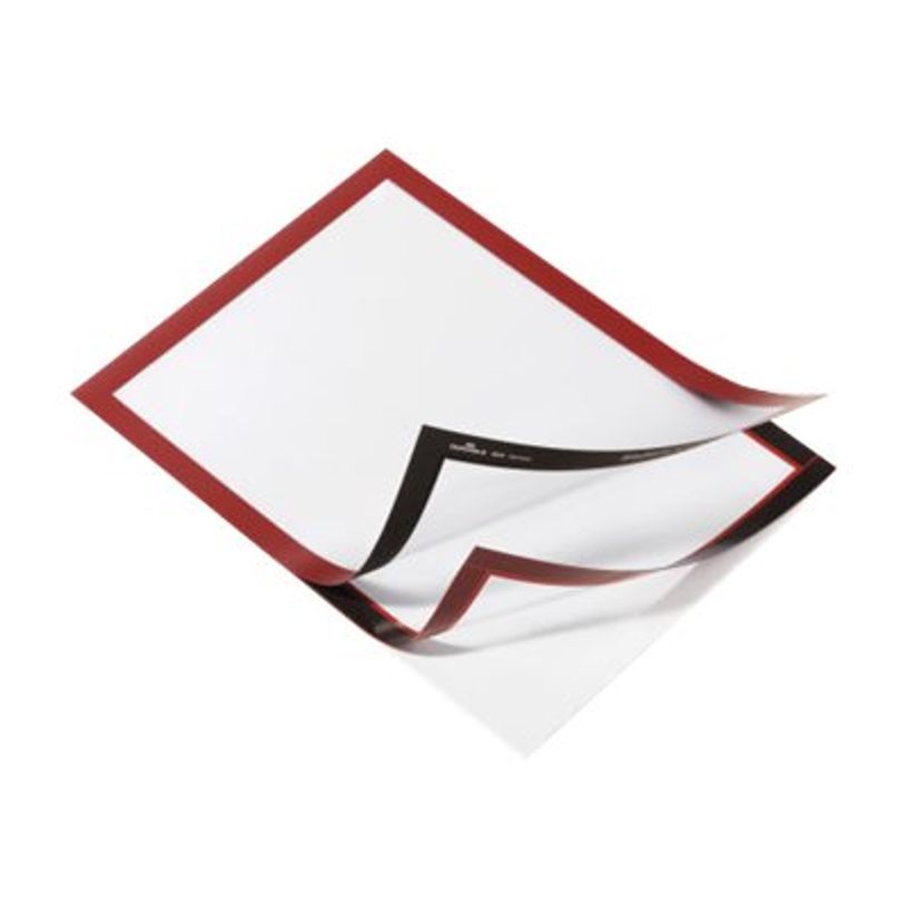 4005546406763-Durable Duraframe - 2 Cadres d'affichage adhésif - A3 - rouge-P_79415386_2-1