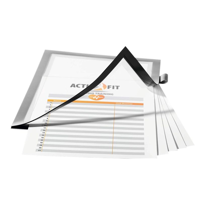 4005546407043-Durable Duraframe Note - Cadre d'affichage adhésif - A4 - argent - avec porte-stylo-P_79415393_10-9