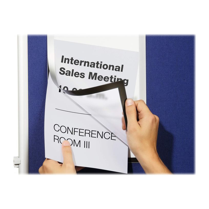 4005546407180-Durable Duraframe Grip -  Cadre d'affichage auto-agrippant - A4 - argent - pour les surfac-P_79415397_10-9