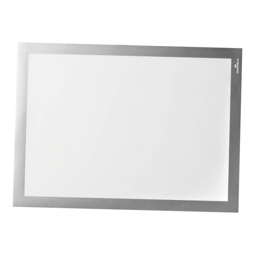 4005546407180-Durable Duraframe Grip -  Cadre d'affichage auto-agrippant - A4 - argent - pour les surface-P_79415397_2-1