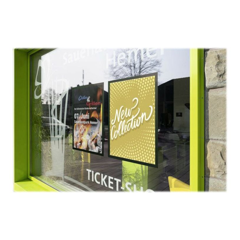 4005546507835-Durable Duraframe Poster Sun - Cadre d'affichage vitrostatique - A1 - noir-P_79415402_6-5