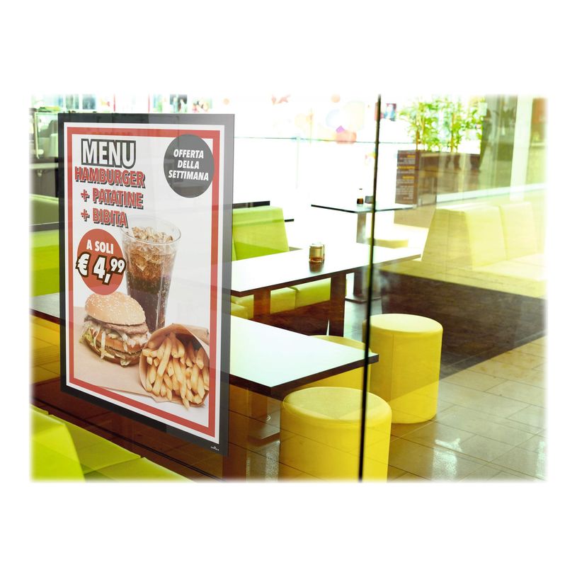 4005546507835-Durable Duraframe Poster Sun - Cadre d'affichage vitrostatique - A1 - noir-P_79415402_8-7