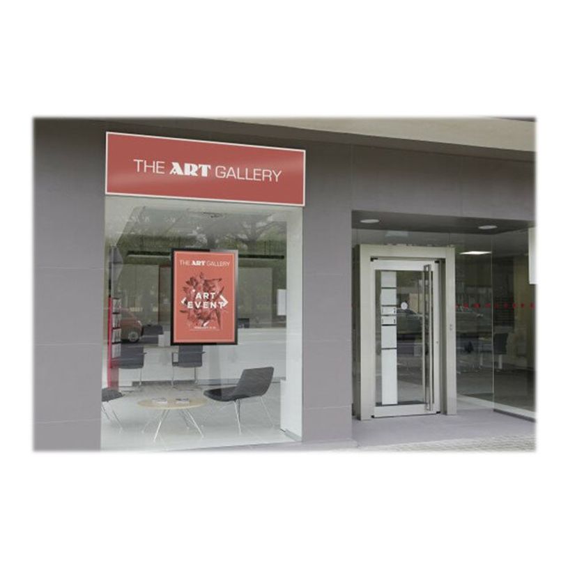 4005546507859-Durable Duraframe Poster Sun - Cadre d'affichage vitrostatique - 70 x 100 cm - noir-P_79415404_5-4