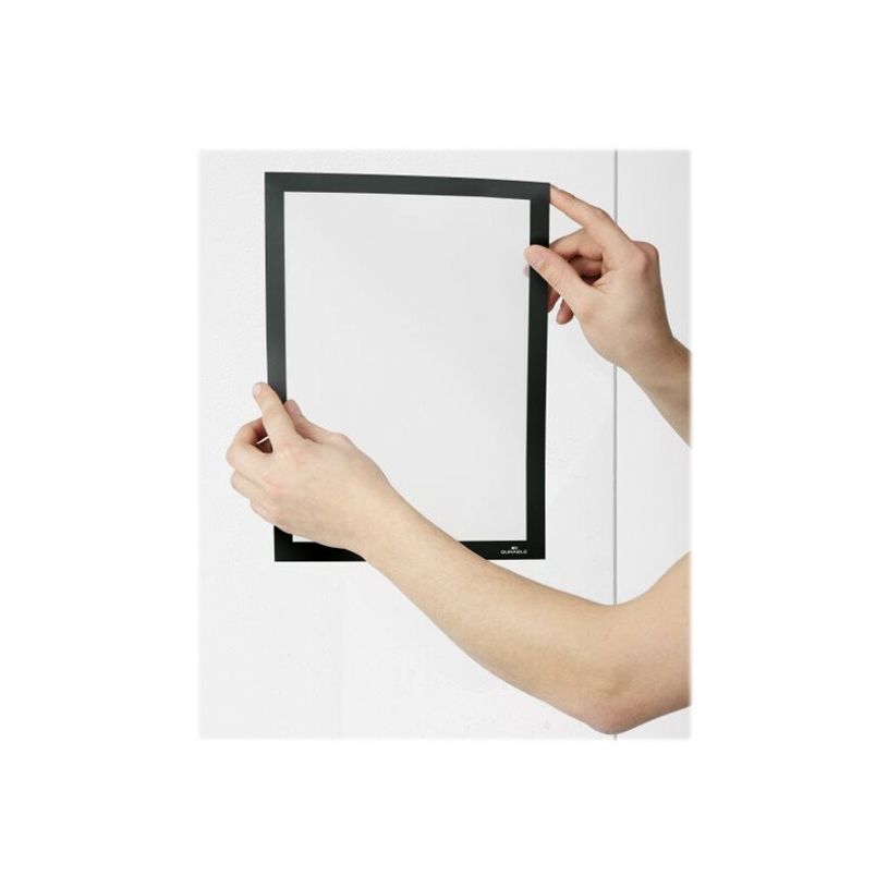 4005546978185-Durable Duraframe Poster Sun - Cadre d'affichage vitrostatique - A4 - noir-P_79415409_2-1