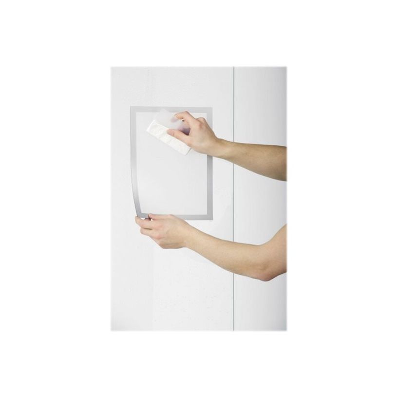 4005546978482-Durable Duraframe Poster Sun - Cadre d'affichage vitrostatique - A3 - argent-P_79415412_4-3