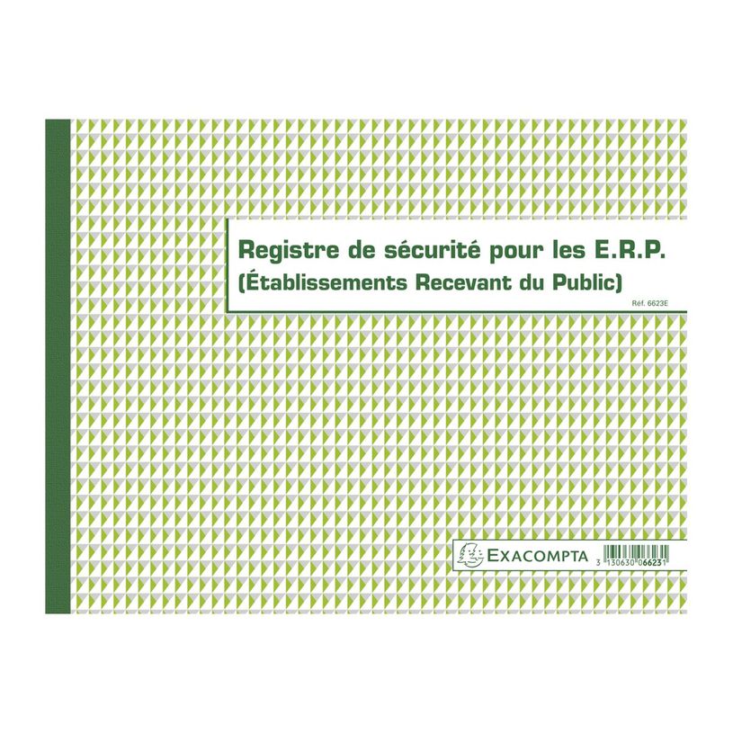 3130630066231-Exacompta - Registre de sécurité ERP - 32 pages - 24 x 32 cm-P_79415428_1-0