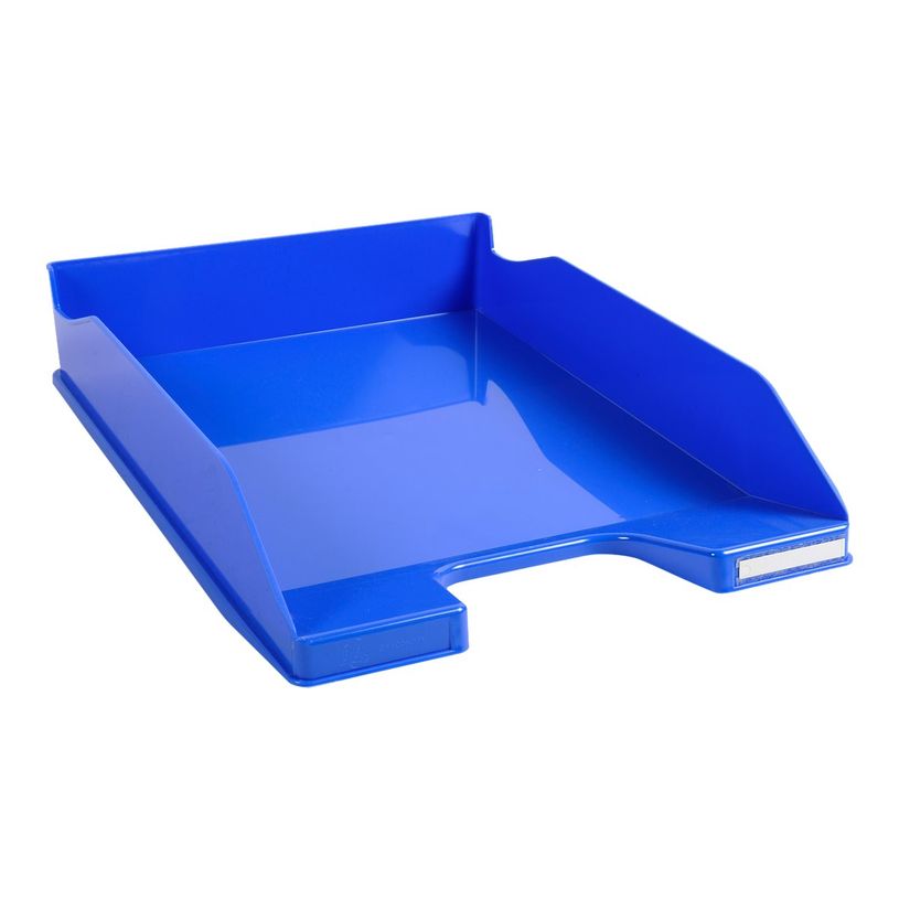 0400794154451-Exacompta COMBO Glossy - Corbeille à courrier bleu glacé-P_79415445_1-0