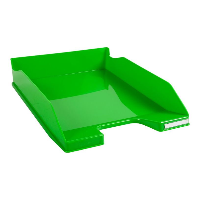 0007470135331-Exacompta COMBO Glossy - Corbeille à courrier vert pomme-P_79415449_2-1