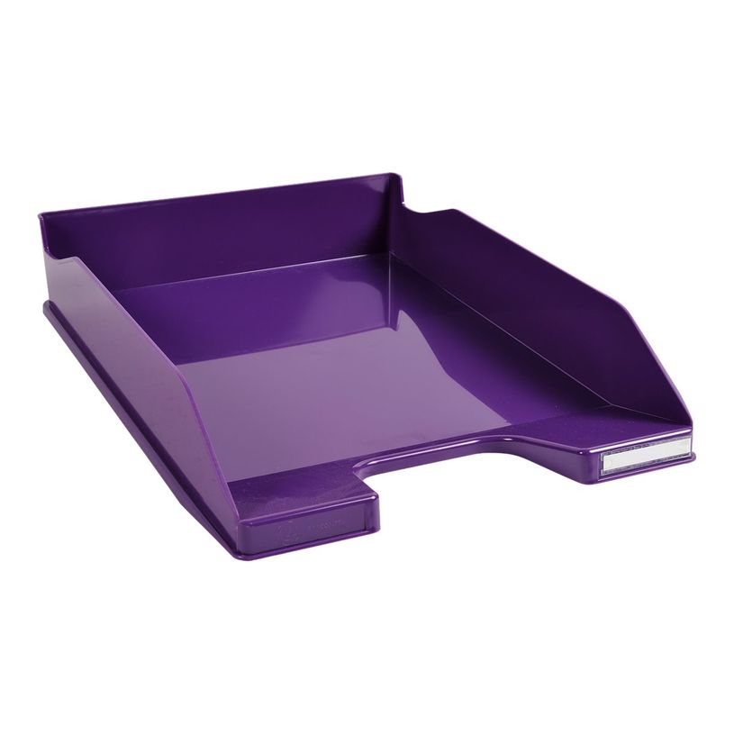 9002493115941-Exacompta COMBO Glossy - Corbeille à courrier violet-P_79415450_1-0