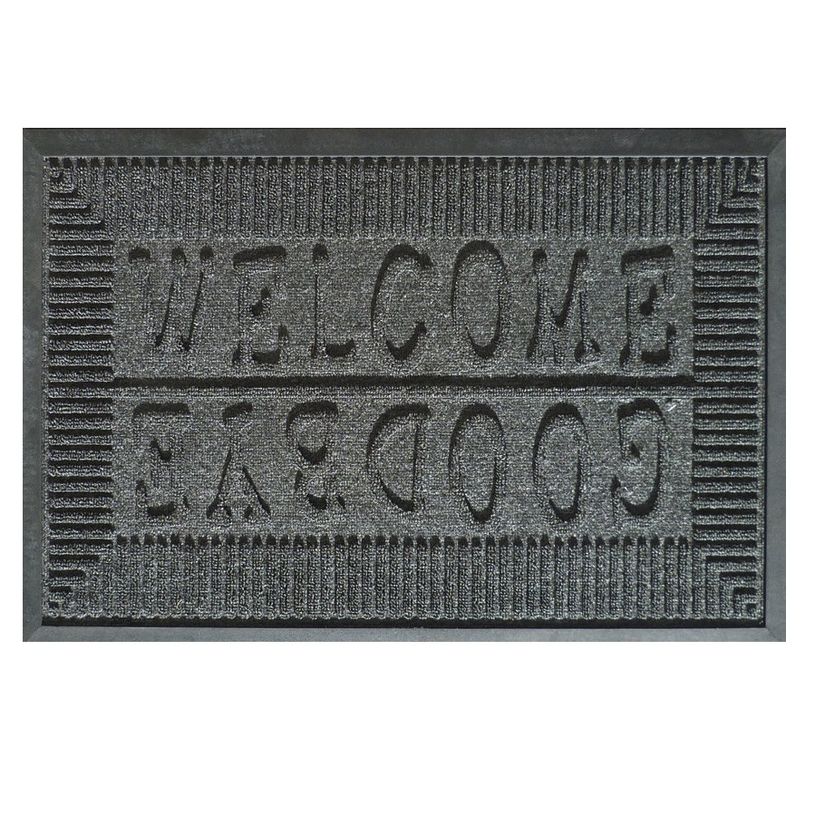 3120901008688-Tapis de sol WELCOME/GOODBYE - 45 x 75 cm - gris--0