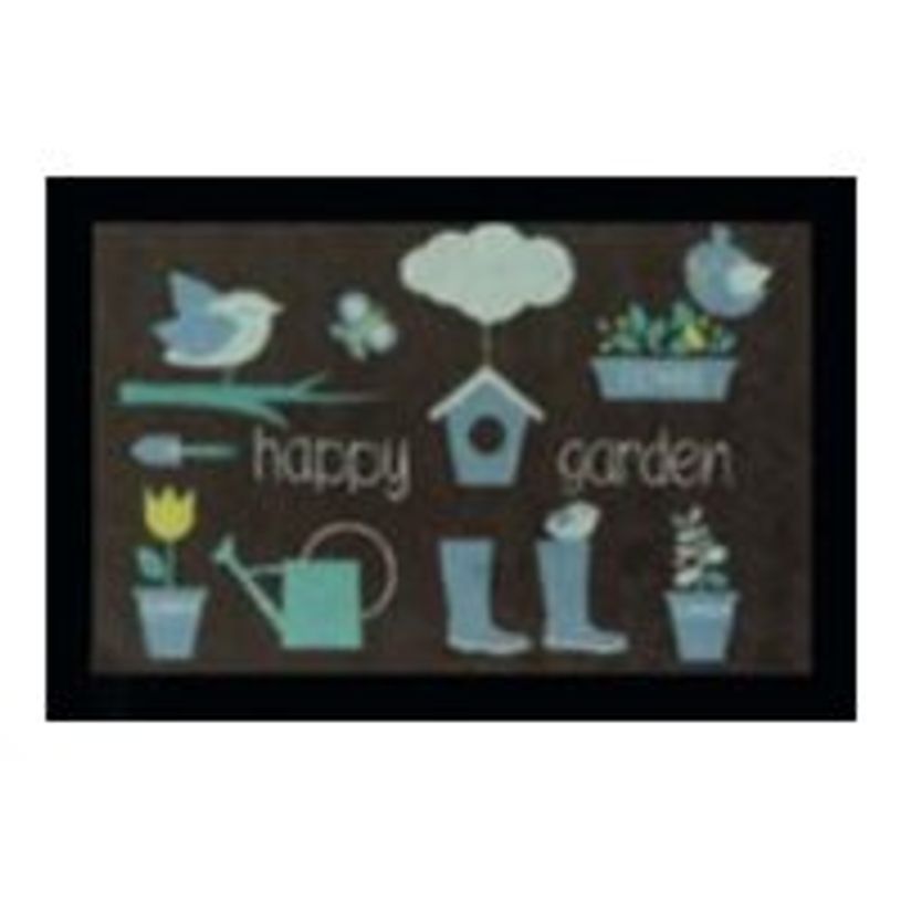 3120901007162-Tapis de sol absorbant HAPPY GARDEN - 40 x 60 cm - en polyamide - brun-P_79415505_1-0