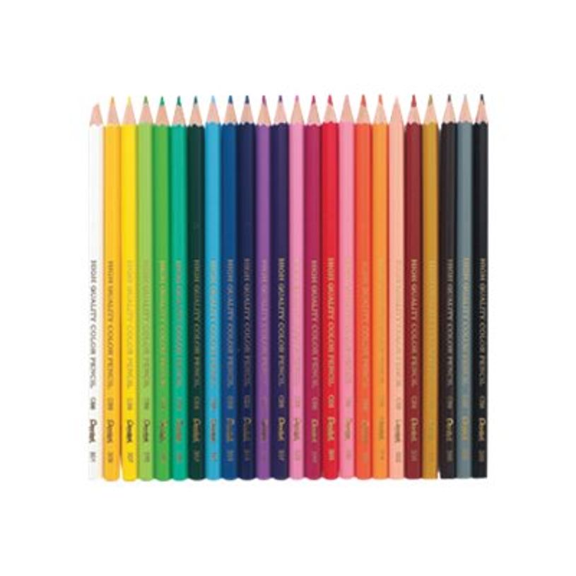 5902894021473-Pentel Arts - 24 Crayons de couleur - couleurs assorties + album de coloriage-P_79415607_3-2