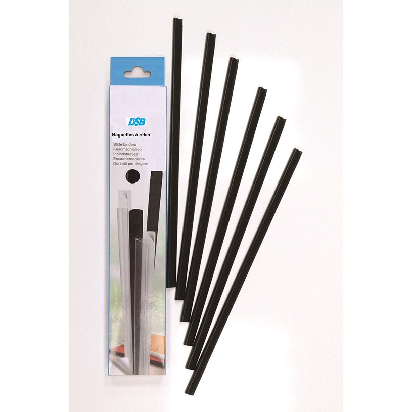 4715388952020-DSB - 25 baguettes à relier - 6 mm - pour 60 feuilles - noir-P_79415732_1-0