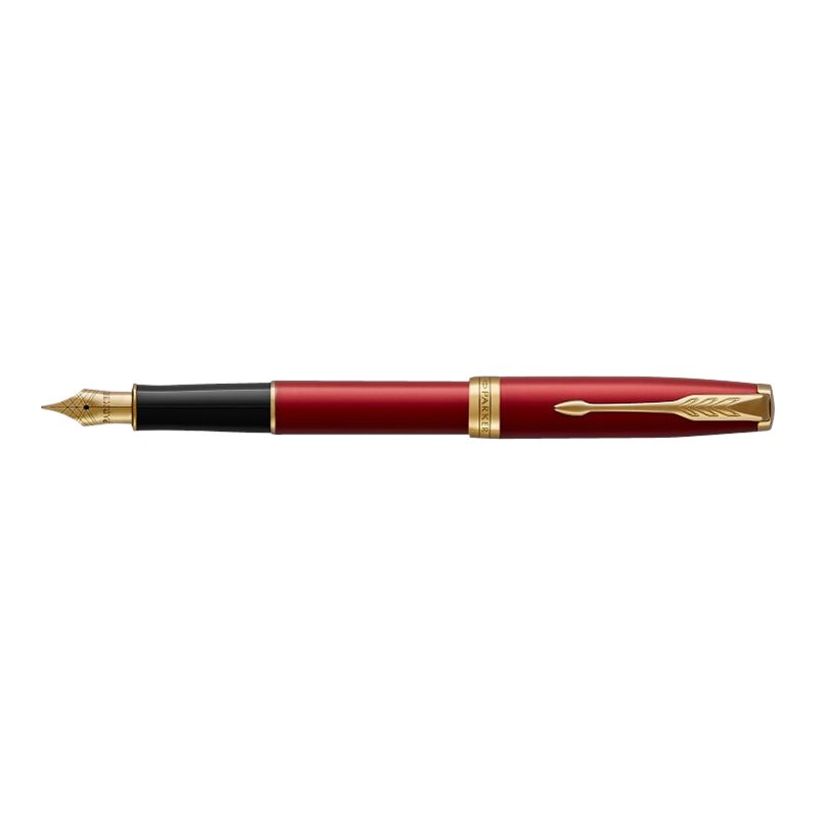 3501179314747-Parker Sonnet - Stylo plume rouge laqué - pointe moyenne-P_79415740_3-2