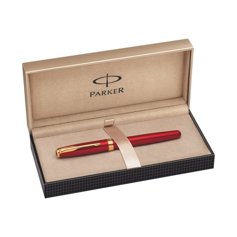 3501179314747-Parker Sonnet - Stylo plume rouge laqué - pointe moyenne-P_79415740_5-4