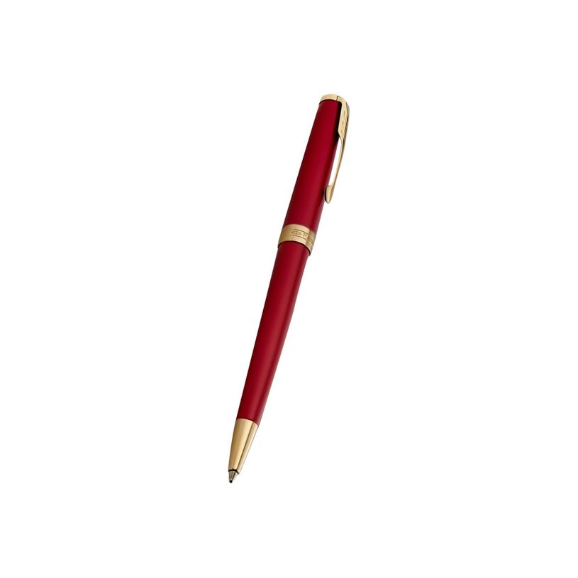 3501179314761-Parker Sonnet - Stylo à bille rouge laqué - encre noire-P_79415741_1-0