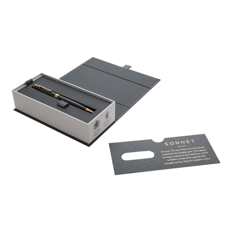 3501179314976-Parker Sonnet - Stylo à bille noir laqué - encre noire-P_79415743_3-2