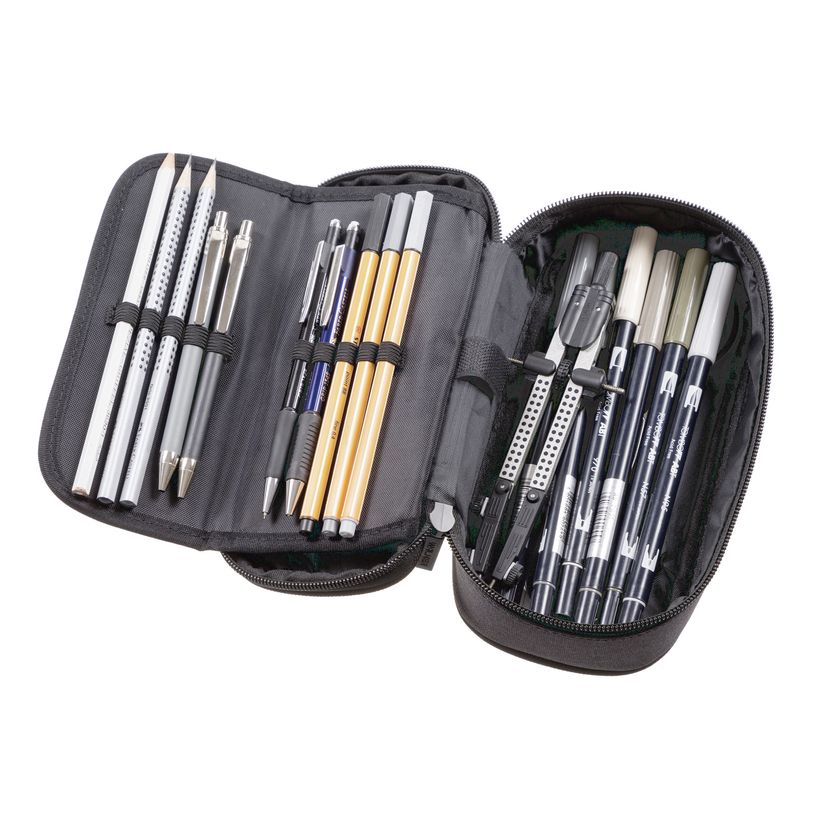 9002638198136-Plumier WALKER Alpha 1 compartiment coloris Black--2