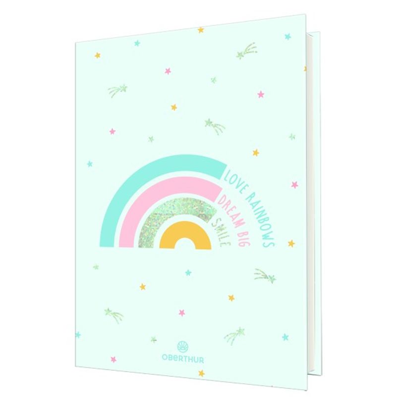 3108726154322-Agenda Licorne ou Arc en ciel - 1 jour par page - 12,5 x 17,5 cm - Oberthur-P_79416215_2-1