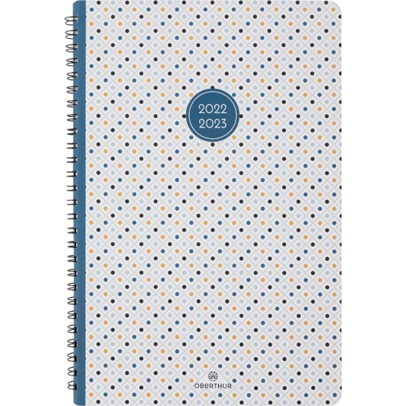 3108728251401-Agenda à spirale Graphik 25 - 1 semaine sur 2 pages - 3 décors au choix - Oberthur-P_79416230_4-3