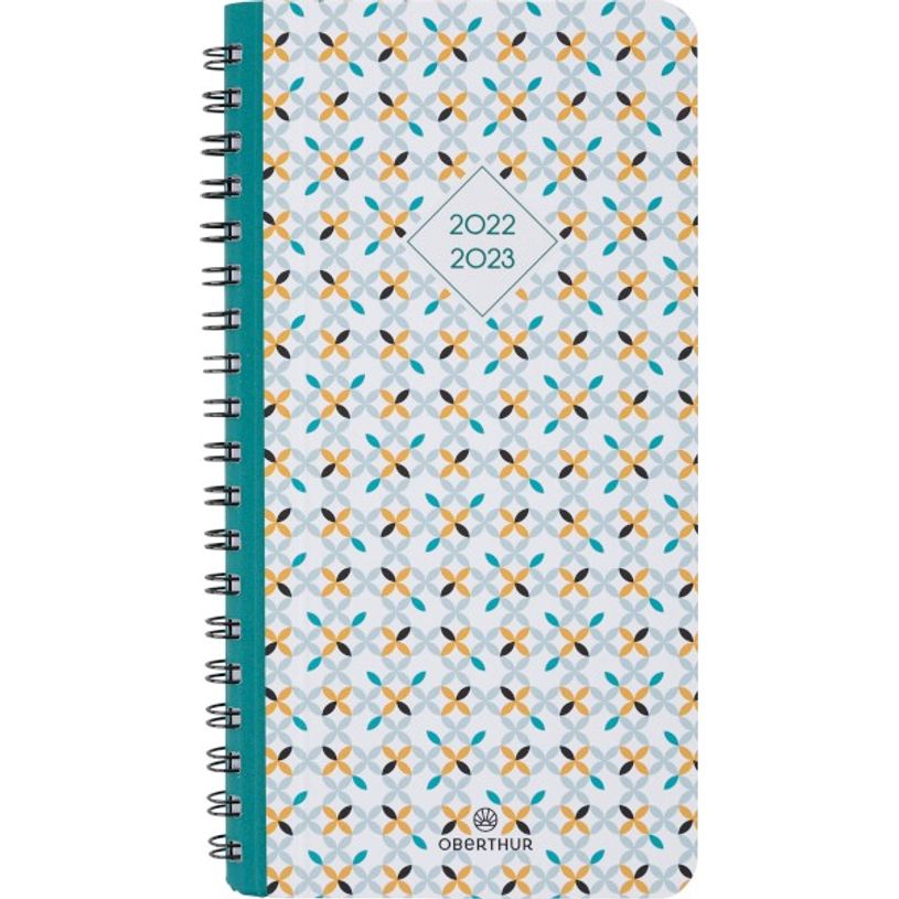 3108728441406-Agenda à spirale Graphik 16 poche - 1 semaine sur 2 pages - 3 décors au choix - Oberthur-P_79416231_1-0