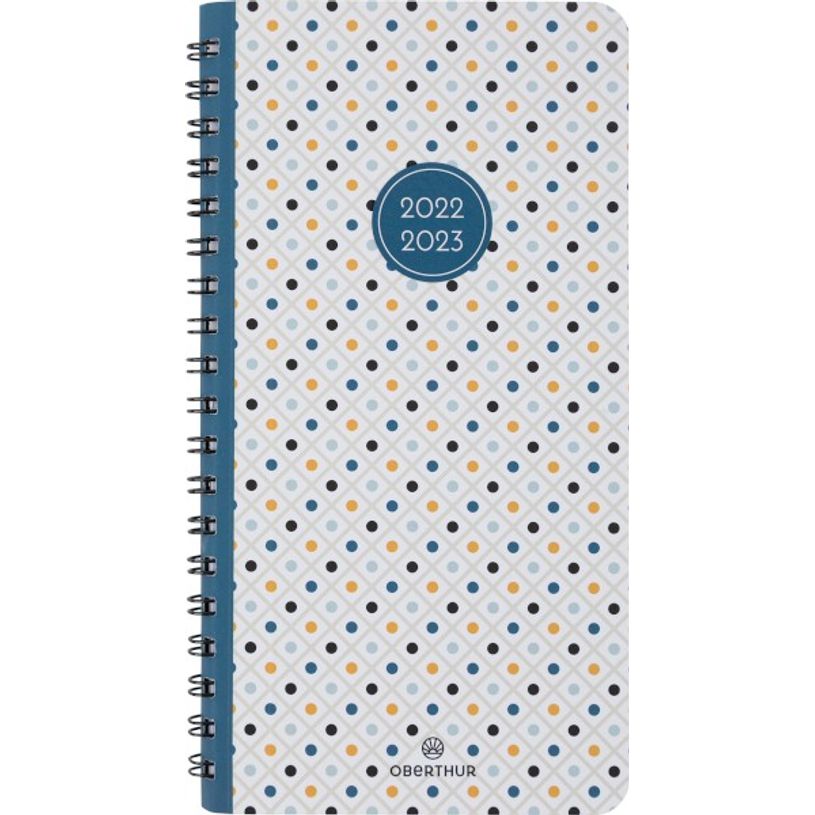 3108728441406-Agenda à spirale Graphik 16 poche - 1 semaine sur 2 pages - 3 décors au choix - Oberthur-P_79416231_4-3