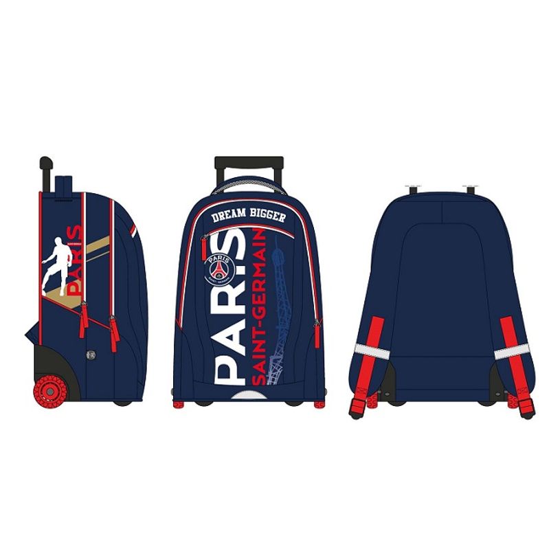 3700516226716-PSG Sac à dos à roulettes 2 compartiments Quo Vadis-P_79416412_1-0