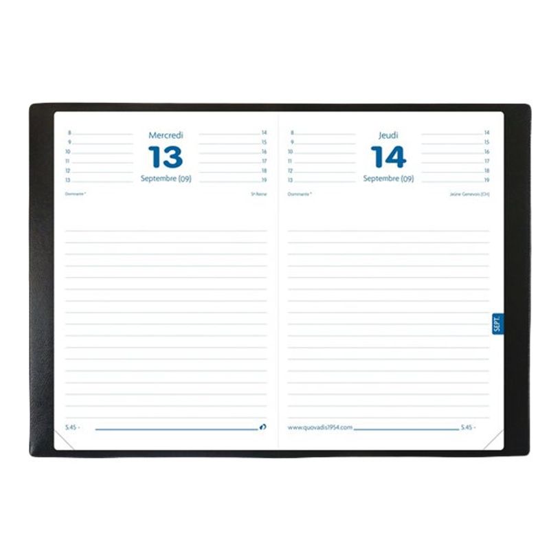 3371010158959-Quo Vadis - Agenda Club - 1 jour par page - 13 x 21 cm - noir-P_79416416_1-2