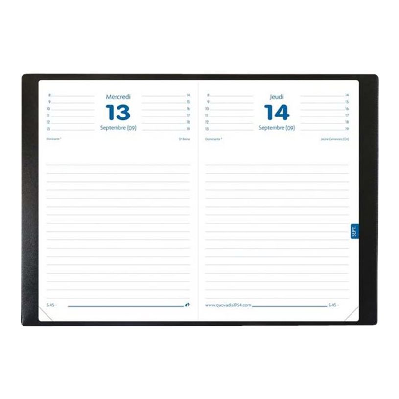 3371010164998-Quo Vadis - Agenda année scolaire - 2026-2027 - Texthebdo - Semainier Horizontal - Français - Club - Noir - 12 mois de mi-P_79416418_1-3