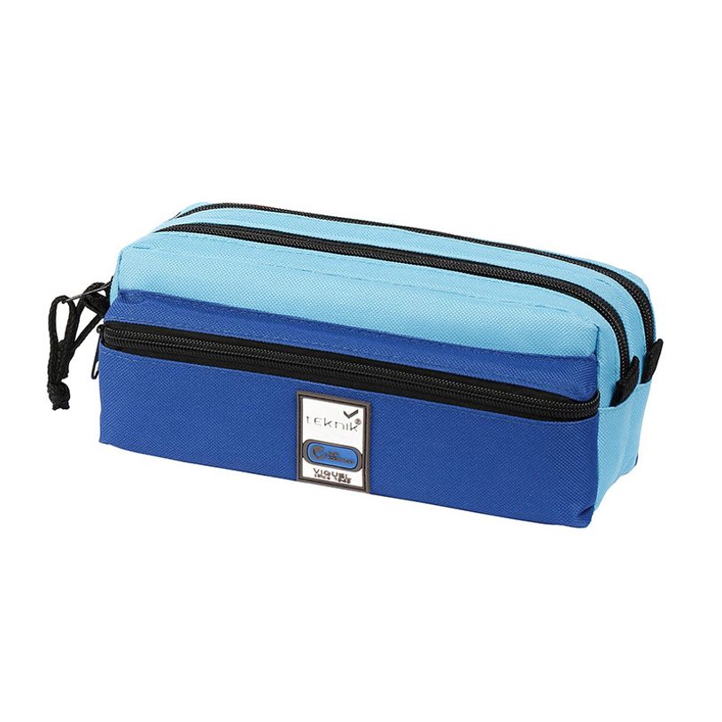 3135257693488-Trousse rectangulaire Teknik 4+ - 4 compartiments - 4 coloris disponibles - Viquel-P_79416507_2-1